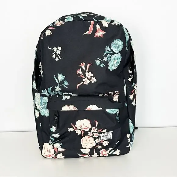 Herschel Black Floral Canvas Backpack Herschel Supply Company | Bags | Herschel Supply Co Black  main image 2